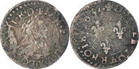 France Double Tournois Monnaie, Louis XIII, Bordeaux, Cuivre -