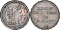 France Module de 1 Franc Monnaie, Concours de Barre, Paris, Bronze -