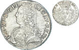 France 1/2 Ecu aux branches d'olivier Monnaie, Louis XV, Toulouse -