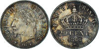 France 20 Centimes Monnaie, Napoleon III, Strasbourg, Argent -