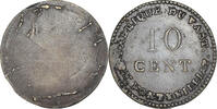 France 10 Cents Fabrique Du Vast, Fontenilliat, Cuivre -