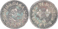 France Denier Tournois Monnaie, Henri IV, Paris, Cuivre -