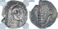 Nomos Lucanie, Métaponte, Argent, NGC, HN Italy:1584 -