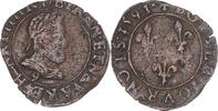 France Double Tournois Monnaie, Henri IV, Rennes, Cuivre -