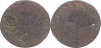 Pays-Bas espagnols Duit Monnaie, Philippe II, Anvers, Billon -