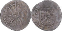Pays-Bas espagnols Duit Monnaie, Philippe II, Anvers, Cuivre -