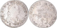 France 1/2 ECU, 44 Sols Monnaie, Louis XV, Strasbourg, réformé -