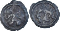 Potin au guerrier courant Monnaie, Rèmes, Rare, Potin -