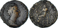Sesterz Monnaie, Diva Faustina I, Rome, Bronze, RIC:1103b -