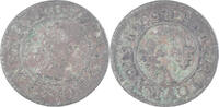 France Denier Tournois Monnaie, Henri III, Paris, Cuivre, CGKL:92 -
