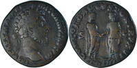 Sesterz Monnaie, Marc Aurèle, Rome, Bronze, RIC:826 -