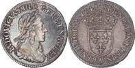 France 1/12 Ecu, 2ème poinçon de Warin Monnaie, Louis XIII, Paris -