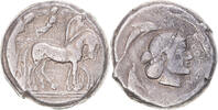 Tétradrachme Monnaie, Sicile, Hieron I, Syracuse, Argent -
