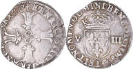 France 1/8 Ecu Monnaie, Henri IV, Bayonne, 3rd type, Argent -