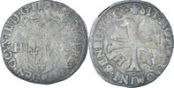 France Douzain aux deux H Monnaie, Henri III, Toulouse, 2nd type -