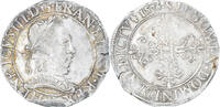 France Franc au Col Plat Monnaie, Henri III, Rouen, Argent -