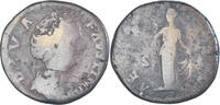 Sesterz Monnaie, Diva Faustina I, Rome, Bronze, RIC:1105a -