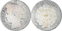 France 1 Franc Monnaie, Cérès, Bordeaux, B, Argent, Gadoury:465a -