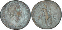 Sesterce Marc Aurèle, Rome, Très rare, Bronze, RIC:1349Aa -