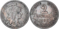 France 2 Centimes Monnaie, Dupuis, Paris, Bronze, Gadoury:107 -