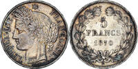 France 5 Francs Monnaie, Cérès, Paris, Argent, Gadoury:742 -