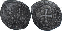 France Double Tournois Monnaie, Charles VIII, Billon -