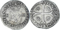 France Douzain aux deux H Monnaie, Henri IV, Chambéry, 1st Type -