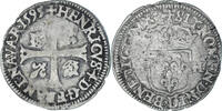 France Douzain aux deux H Monnaie, Henri IV, Bayonne, 3rd type -