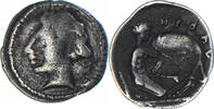 Obol Monnaie, Campania, Neapolis, Argent, SNG-Cop:397-8 -