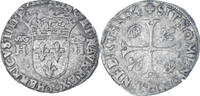 France Douzain aux deux H Monnaie, Henri IV, Clermont-Ferrand, 5th type -