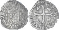 France Douzain aux deux H Monnaie, Henri III, Lyon, 1st Type -
