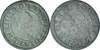 France Double Tournois Monnaie, Henri III, Paris, Cuivre, CGKL:86 -