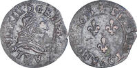 France Double Tournois Monnaie, Louis XIII, Saint-Palais, Cuivre -