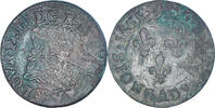 France Double Tournois Monnaie, Louis XIII, Saint-Palais, Cuivre -