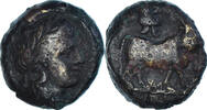 Æ Monnaie, Campania, Neapolis, Bronze, SNG-Cop:492 -