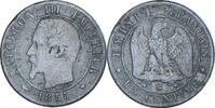 France Centime Monnaie, Napoleon III, Marseille, Bronze -