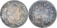 France 50 Centimes Monnaie, Louis-Philippe, Paris, Argent -