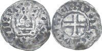 France Denier Tournois Monnaie, Philippe II, Saint-Martin de Tours -