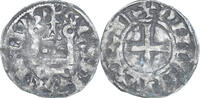 France Denier Tournois Monnaie, Philippe II, Saint-Martin de Tours -