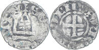 France Denier Tournois Monnaie, Philippe II, Saint-Martin de Tours -