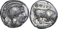 Statère Monnaie, Lucanie, Thourioi, Argent, HN Italy:1775 -