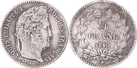 France 1/4 Franc Monnaie, Louis-Philippe I, Bordeaux, Argent -