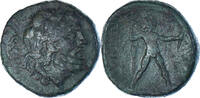 Quadrans Monnaie, Bruttium, Petelia, Bronze, HN Italy:2461 -