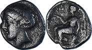 Triobol Monnaie, Bruttium, Terina, Argent, HN Italy:2624 -