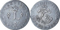 France Double Sol Monnaie, Louis XV, Reims, Billon, Gadoury:281 -