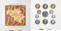 Belgique Coffret Monnaie, 50 ans Fin de la Seconde Guerre mondiale -