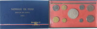 France Coffret 1 c. à 50 frs. Monnaie, Monnaie de Paris, FDC -