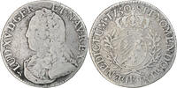 France 1/5 Écu aux branches d'olivier Louis XV, Rouen, Argent -