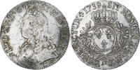 France Ecu aux branches d'olivier Louis XV, Nantes, Argent -