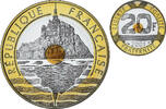 France 20 Francs Mont Saint Michel, Paris, Série BE -